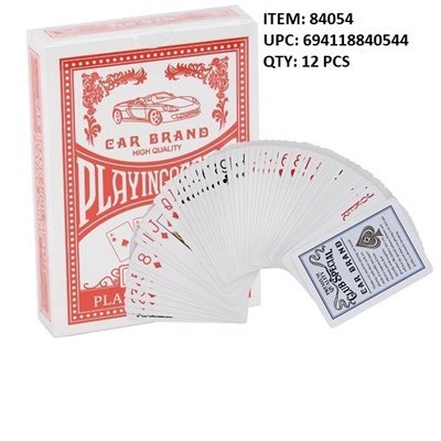 JEU DE CARTE ROUGE