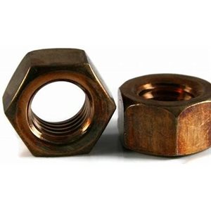 HEX. NUT UNC.SILICONE BRONZE