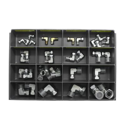 ADAPTEURS HYDRAULIQUES FEMELLE NPSM TOURNANT / MÂLE NPT 90' ADAPTEURS HYDRAULIQUES FEMELLE NPSM TOURNANT / MÂLE NPT 90'
