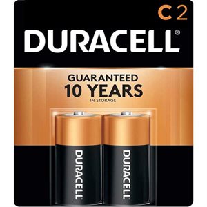 PILE C ENS 2 DURACELL