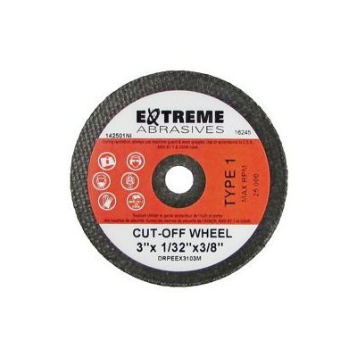 OFF WHEEL 3X1 / 16X3 / 8" T1 A36-R-BF FAST CUT