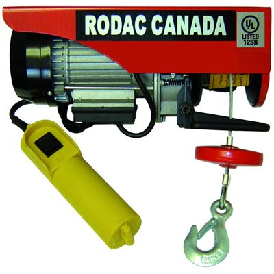RODAC U69C - TREUIL ÉLECTRIQUE 110V 440 LBS