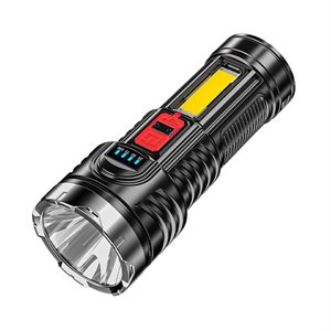 FLASHLIGHT DEL & COB USB 320 LUMENS