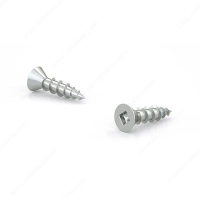 WOOD SCREW FLAT SOCKET COARSE THREAD ZINC