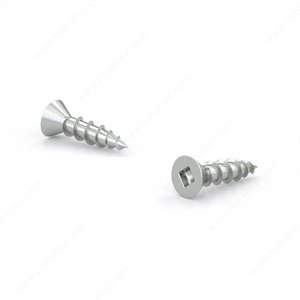 WOOD SCREW FLAT SOCKET COARSE THREAD ZINC
