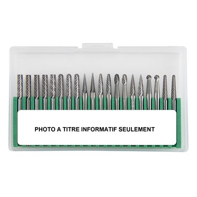 Burrs Set ALUMA 8 pcs-Fraises rotatives assorties