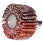 FLAP WHEEL 3'' X 2'' GRIT 40 WITH 1 / 4 SHANK
