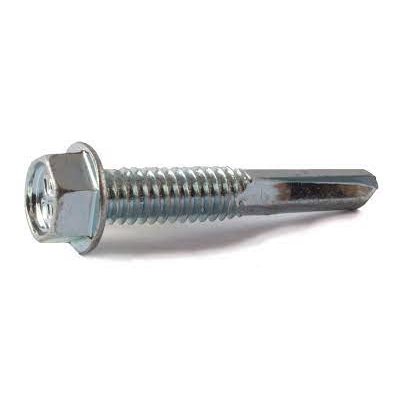 TEK SCREW HEX WASHER HEAD # 5 ZINC