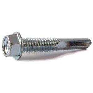 TEK SCREW HEX WASHER HEAD ZINC